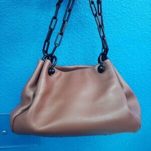 NWT Callista Crafts Grace Cedar Mini Hobo Purse Designer Leather Handbag $470